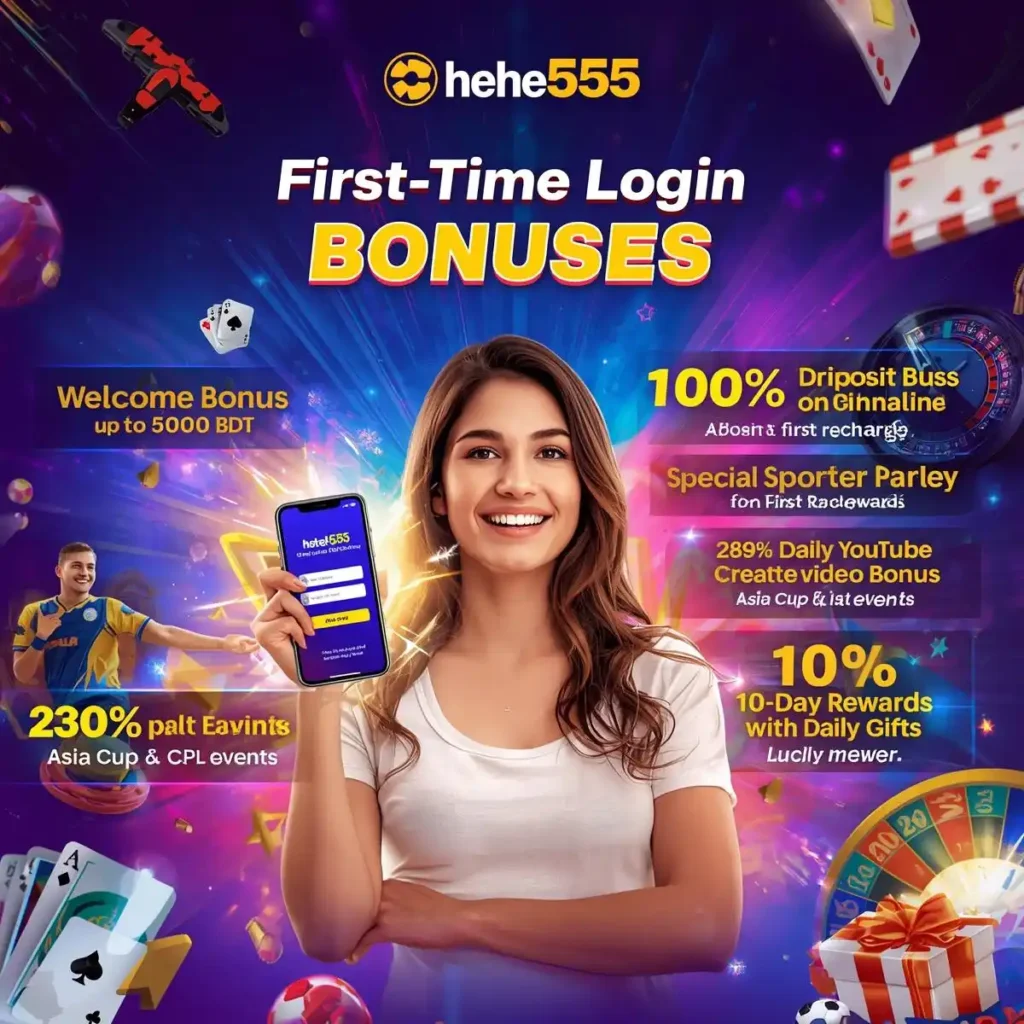 First-Time Login Bonuses